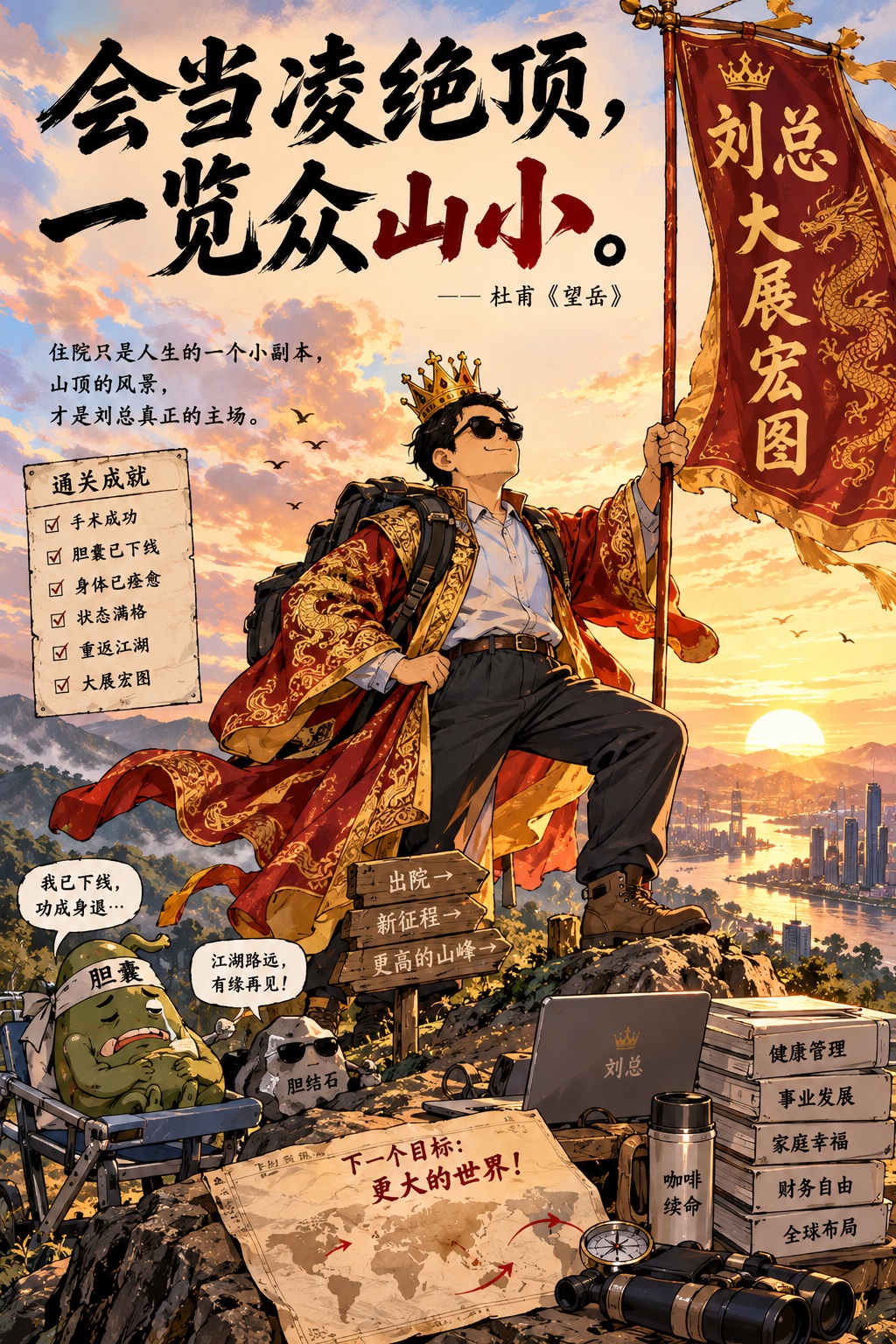 会当凌绝顶，一览众山小